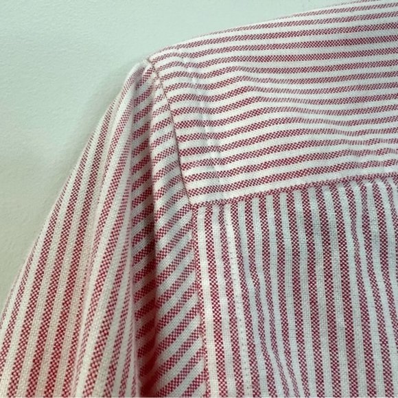 RALPH Lauren 100% cotton striped slim fit Oxford button down shirt 10 - Picture 9 of 10